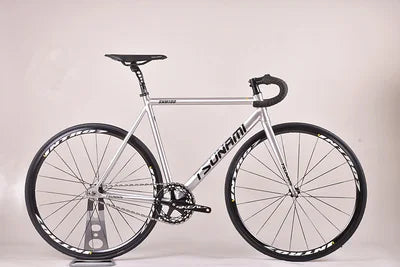 Fixie Fixed Gear Bike Tsunami Track Single Speed Racing Bicycle 700C SNM100 Aluminum Alloy Frame Cycling Parts Customizable
