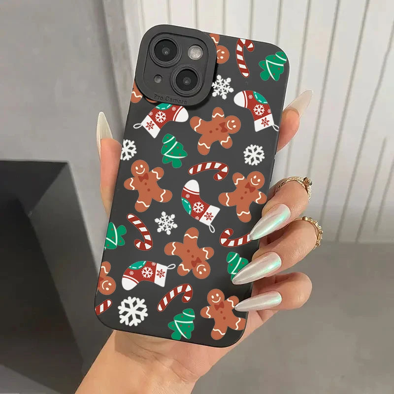 Santa Claus Elk Snowman Christmas Case For Xiaomi Redmi Note 14 13 12 Pro Plus 5G 12S 11S 11 10 Redmi 14C 13C 12C 13 12 4G Cover