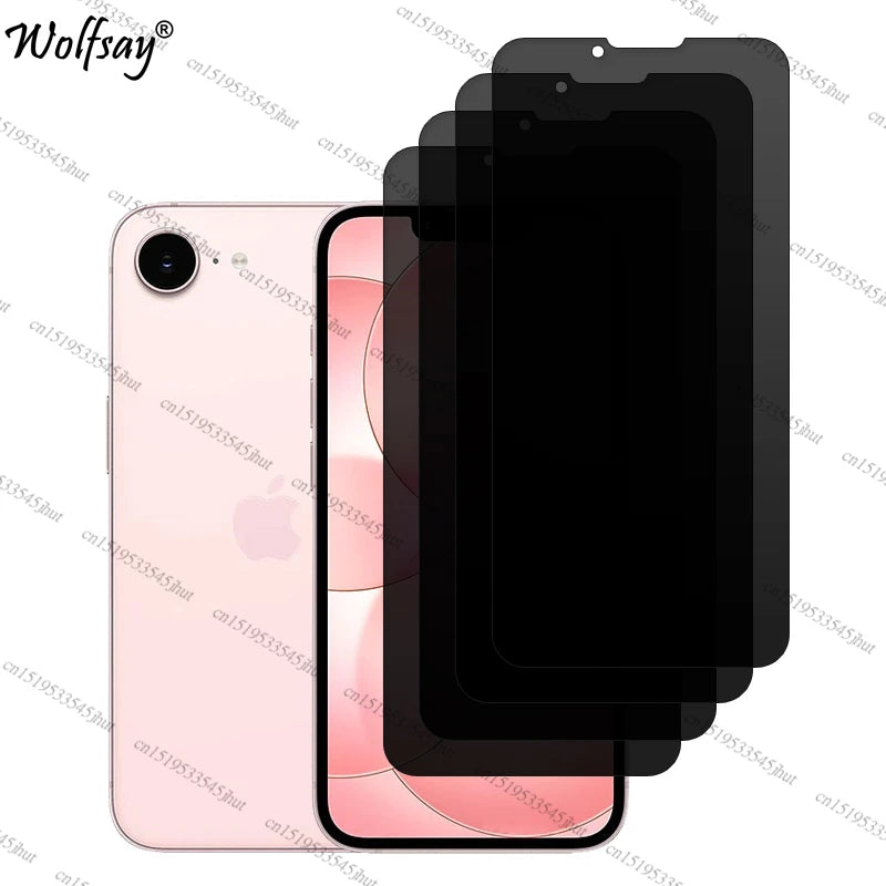 Privacy Screen Protector For iPhone 17e Anti-Spy Tempered Glass For iPhone 17e 16e Camera Glass For iPhone 17e Glass 6.1 inch