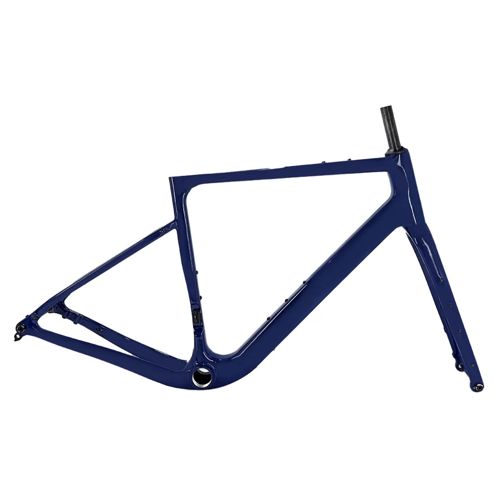 Carbon Gravel Frame G40 160/180 Flat Mount Disc Brake 700C*50C Threaded T47 Hidden Cable Gravel Bicycle Frameset Road Bike Frame