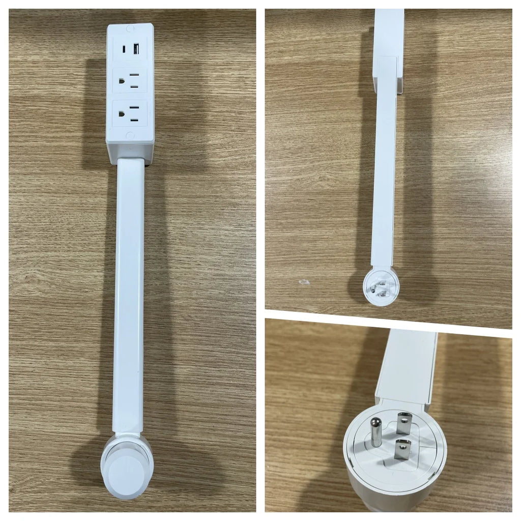 Electrical Outlet Extender - Power Socket Extender In Three Specification Rotatable, Folding and Portable