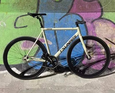 Fixie Fixed Gear Bike Tsunami Track Single Speed Racing Bicycle 700C SNM100 Aluminum Alloy Frame Cycling Parts Customizable