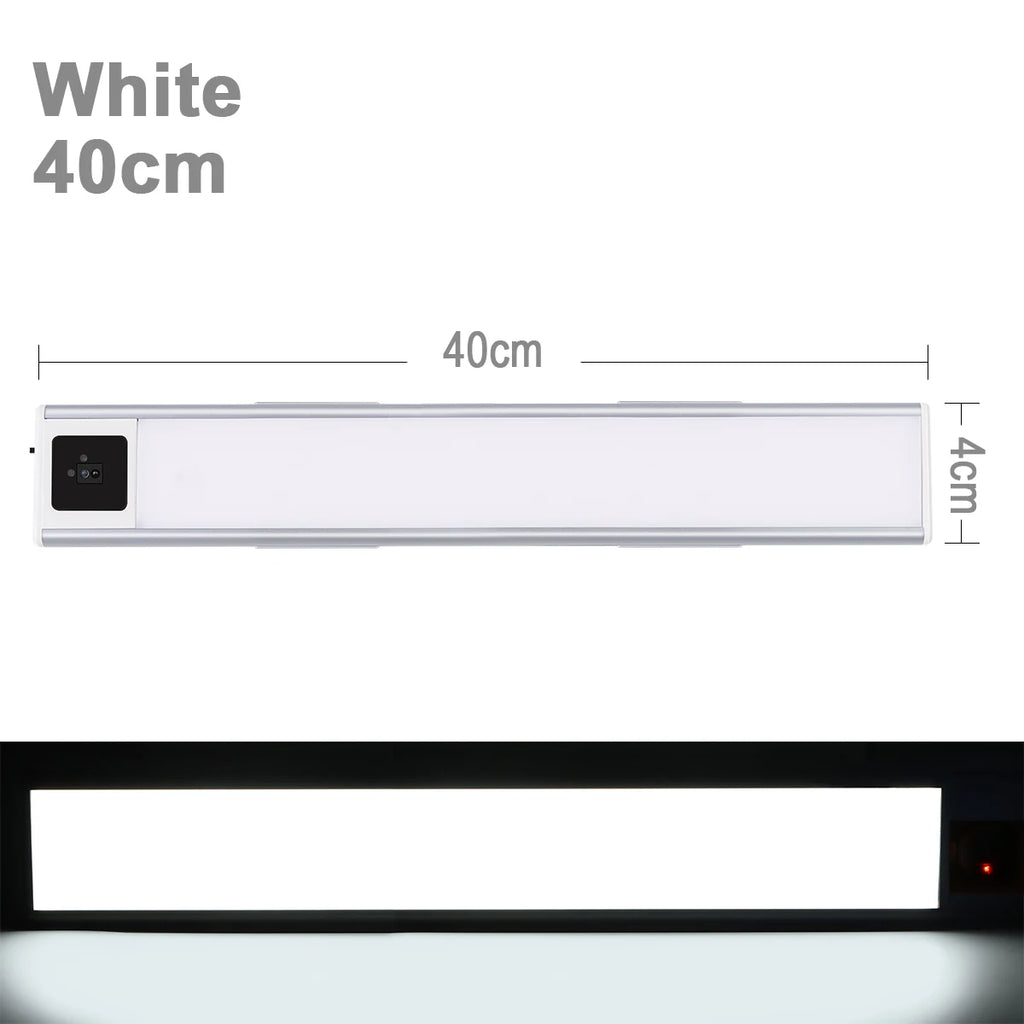 Wall Lamps Indoor LED Lighting Bar Hand Sweep Motion Sensor Light for Bathroom Kitchen Closet 5V USB Rrchargeable Mirror Light