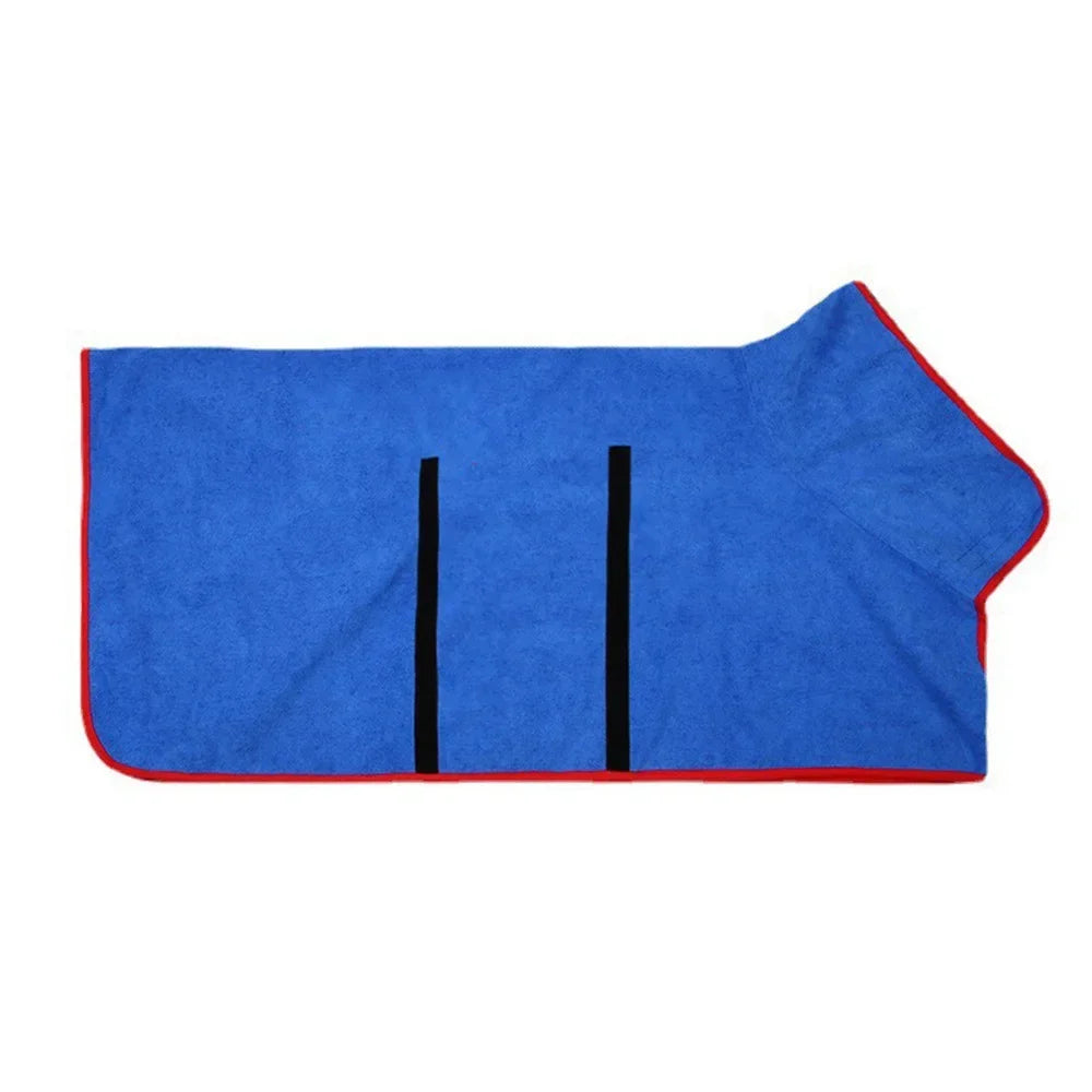 New Dog Bathrobe Absorbent Pet Quick Drying Bath Towel Dog Bath Towel Large Small Dogs Clean Absorbent Bathrobe Cat Pet Products