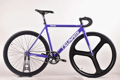 Fixie Fixed Gear Bike Tsunami Track Single Speed Racing Bicycle 700C SNM100 Aluminum Alloy Frame Cycling Parts Customizable