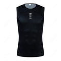 Cycling Base Layer Reflective Underwear White Cycling Jersey Sport Vest Men Undershirt Quick Dry Elastici Vest Road Bike Jersey