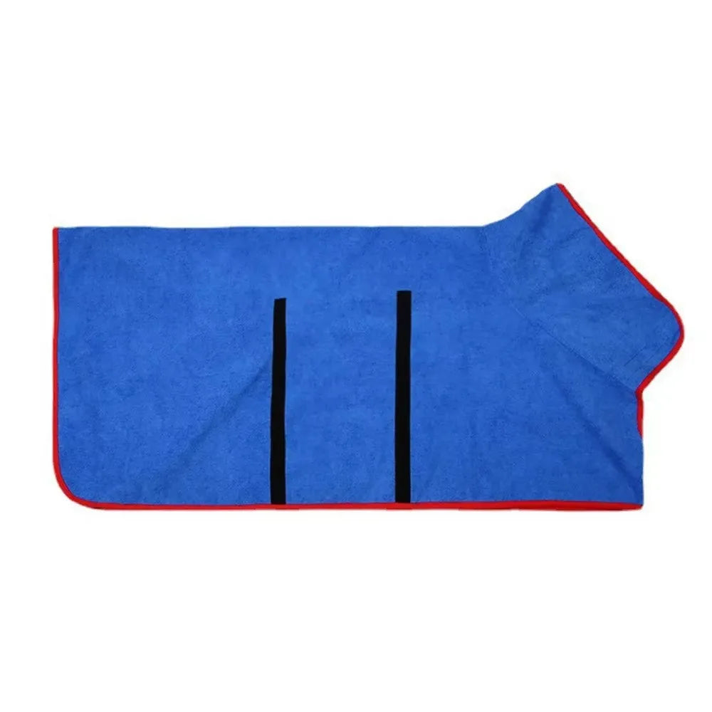 New Dog Bathrobe Absorbent Pet Quick Drying Bath Towel Dog Bath Towel Large Small Dogs Clean Absorbent Bathrobe Cat Pet Products