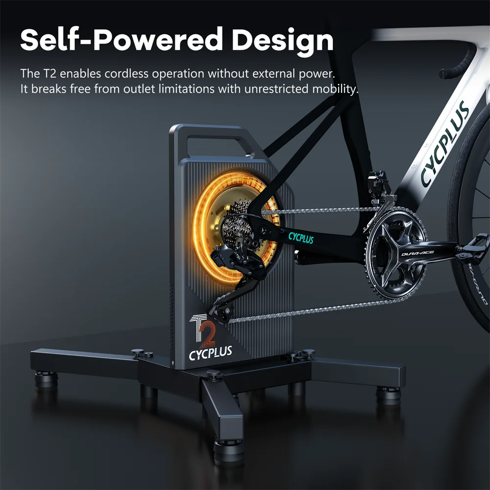 CYCPLUS T2 Home Bike Trainer Direct Drive Exercise Cycling Training Bicycle Roller ANT+ BLE 5.0 Power Meter