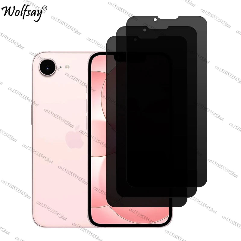 Privacy Screen Protector For iPhone 17e Anti-Spy Tempered Glass For iPhone 17e 16e Camera Glass For iPhone 17e Glass 6.1 inch