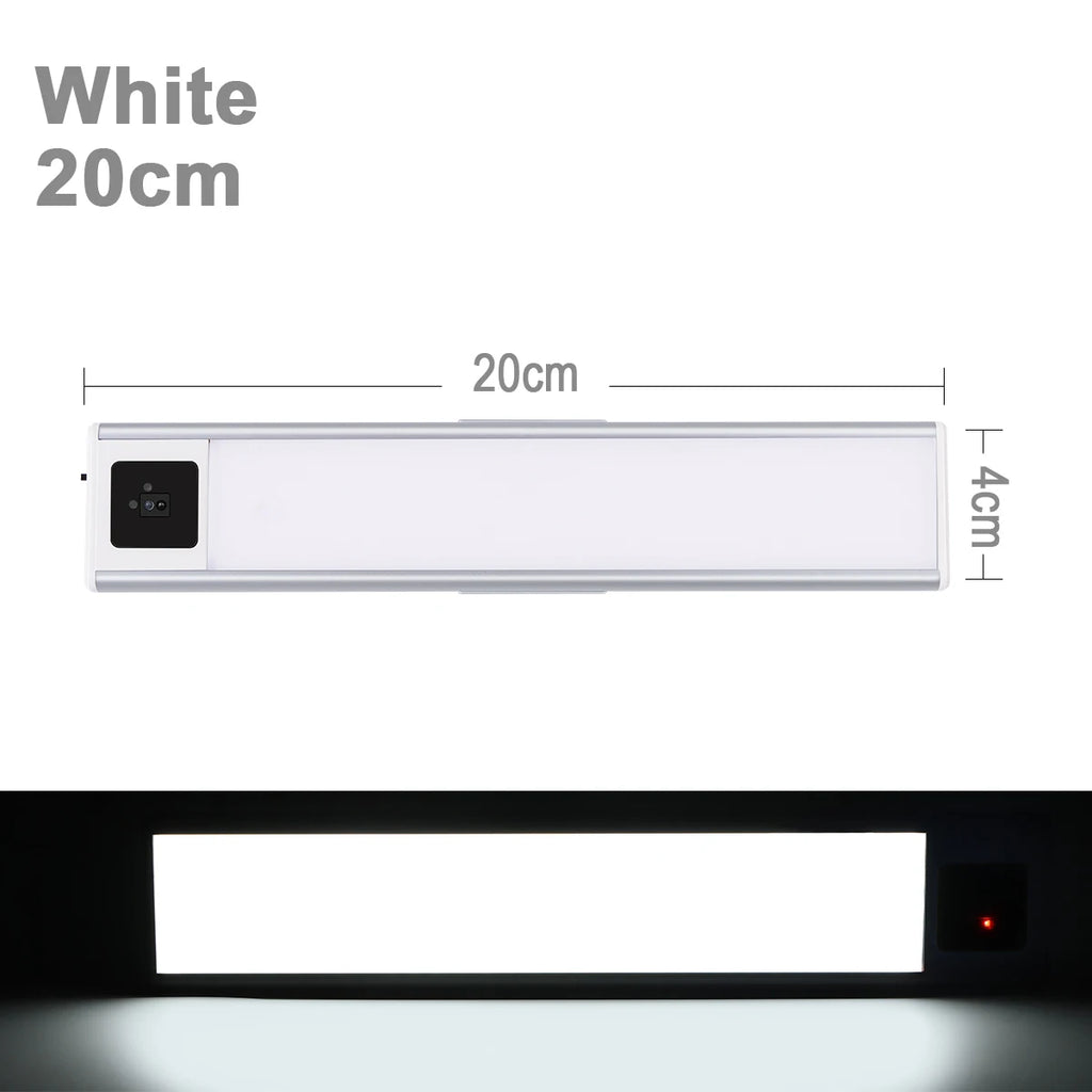 Wall Lamps Indoor LED Lighting Bar Hand Sweep Motion Sensor Light for Bathroom Kitchen Closet 5V USB Rrchargeable Mirror Light
