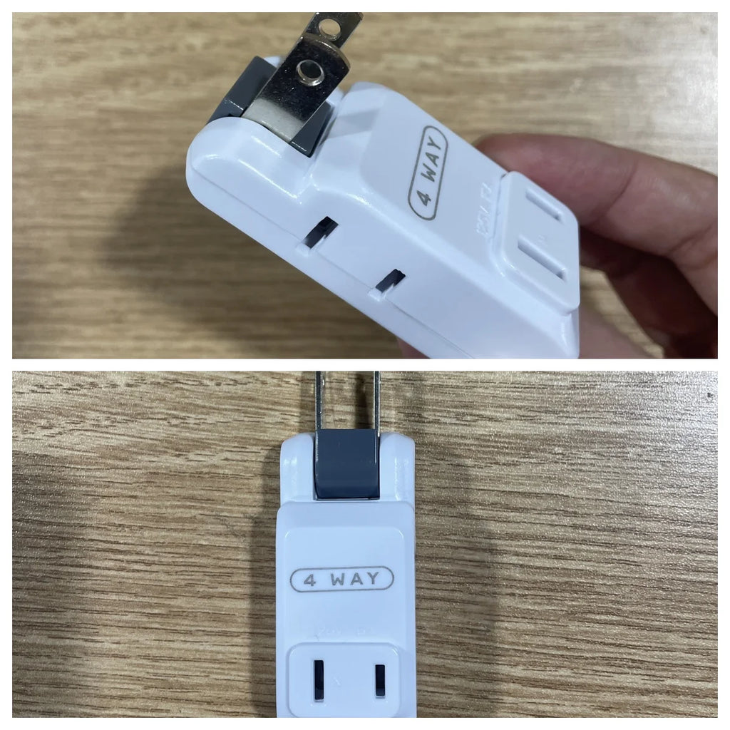 Electrical Outlet Extender - Power Socket Extender In Three Specification Rotatable, Folding and Portable