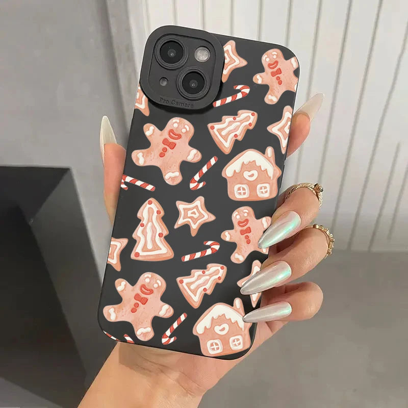 Santa Claus Elk Snowman Christmas Case For Xiaomi Redmi Note 14 13 12 Pro Plus 5G 12S 11S 11 10 Redmi 14C 13C 12C 13 12 4G Cover