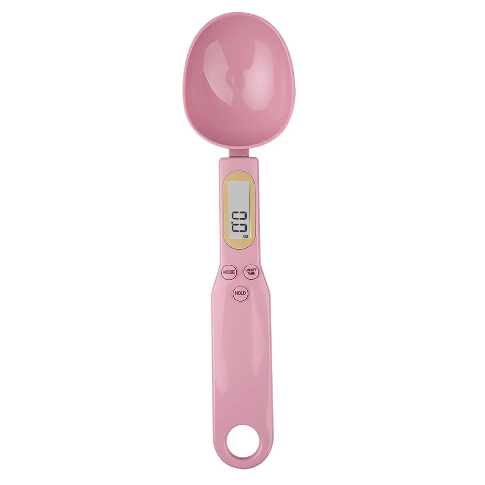 500g/0.1g Weight Measuring Spoon Portable LCD Digital Kitchen Scale Electronic Food Measuring Spoon Scale Kitchen Tool for Food