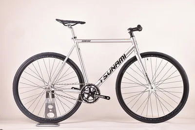 Fixie Fixed Gear Bike Tsunami Track Single Speed Racing Bicycle 700C SNM100 Aluminum Alloy Frame Cycling Parts Customizable