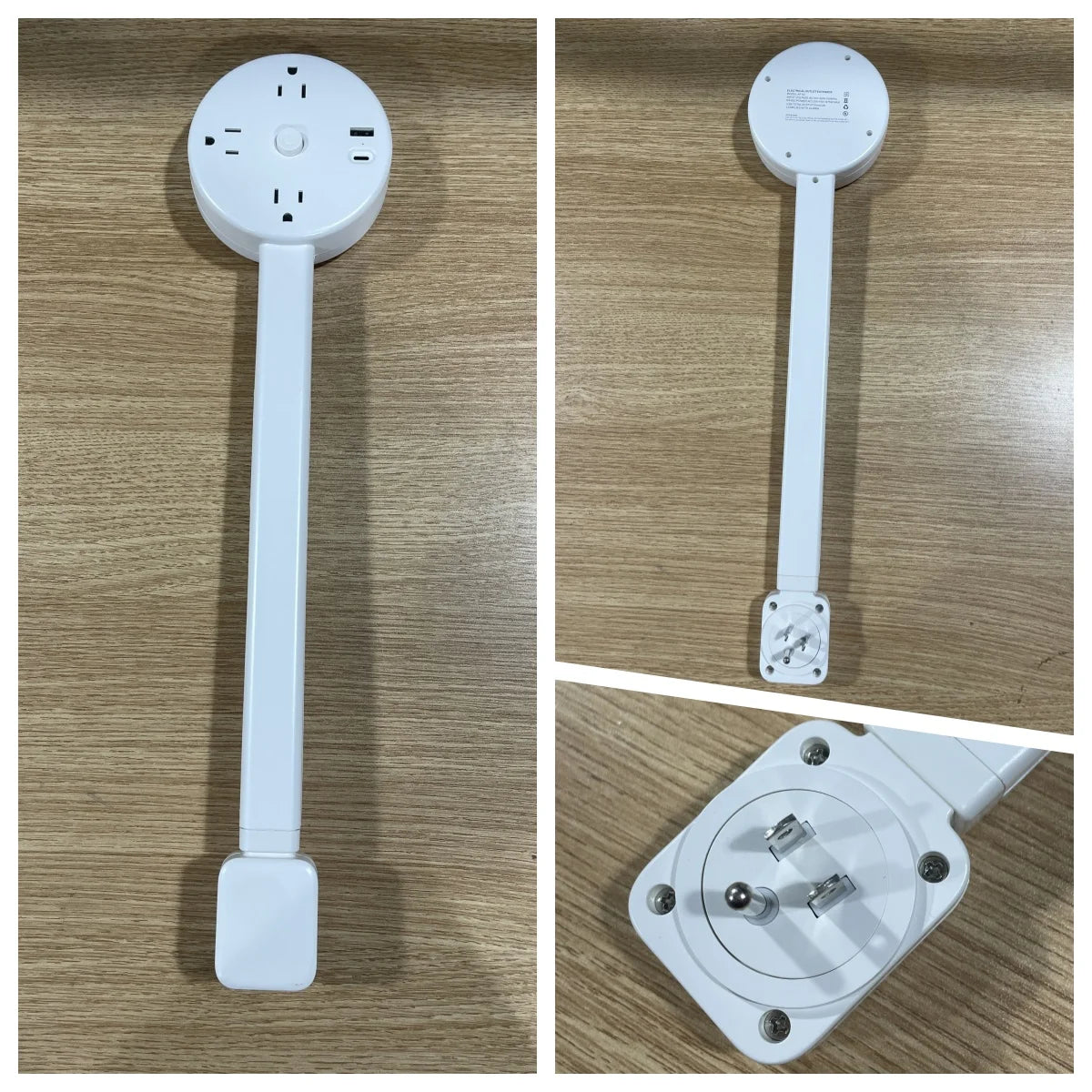Electrical Outlet Extender - Power Socket Extender In Three Specification Rotatable, Folding and Portable
