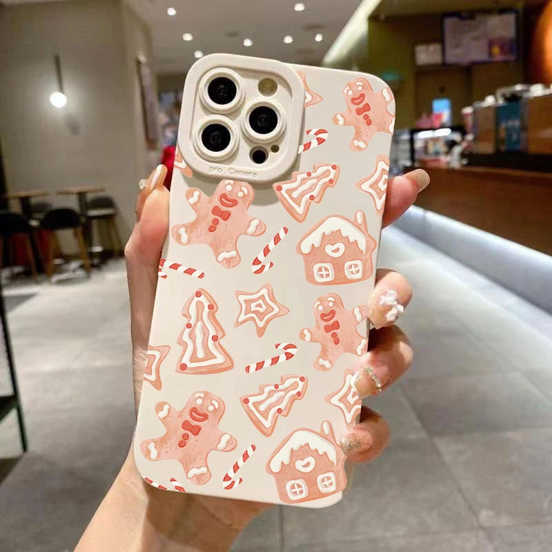 Santa Claus Elk Snowman Christmas Case For Xiaomi Redmi Note 14 13 12 Pro Plus 5G 12S 11S 11 10 Redmi 14C 13C 12C 13 12 4G Cover