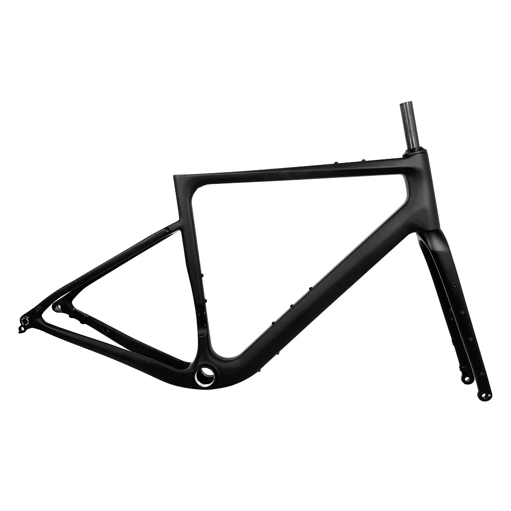 Carbon Gravel Frame G40 160/180 Flat Mount Disc Brake 700C*50C Threaded T47 Hidden Cable Gravel Bicycle Frameset Road Bike Frame