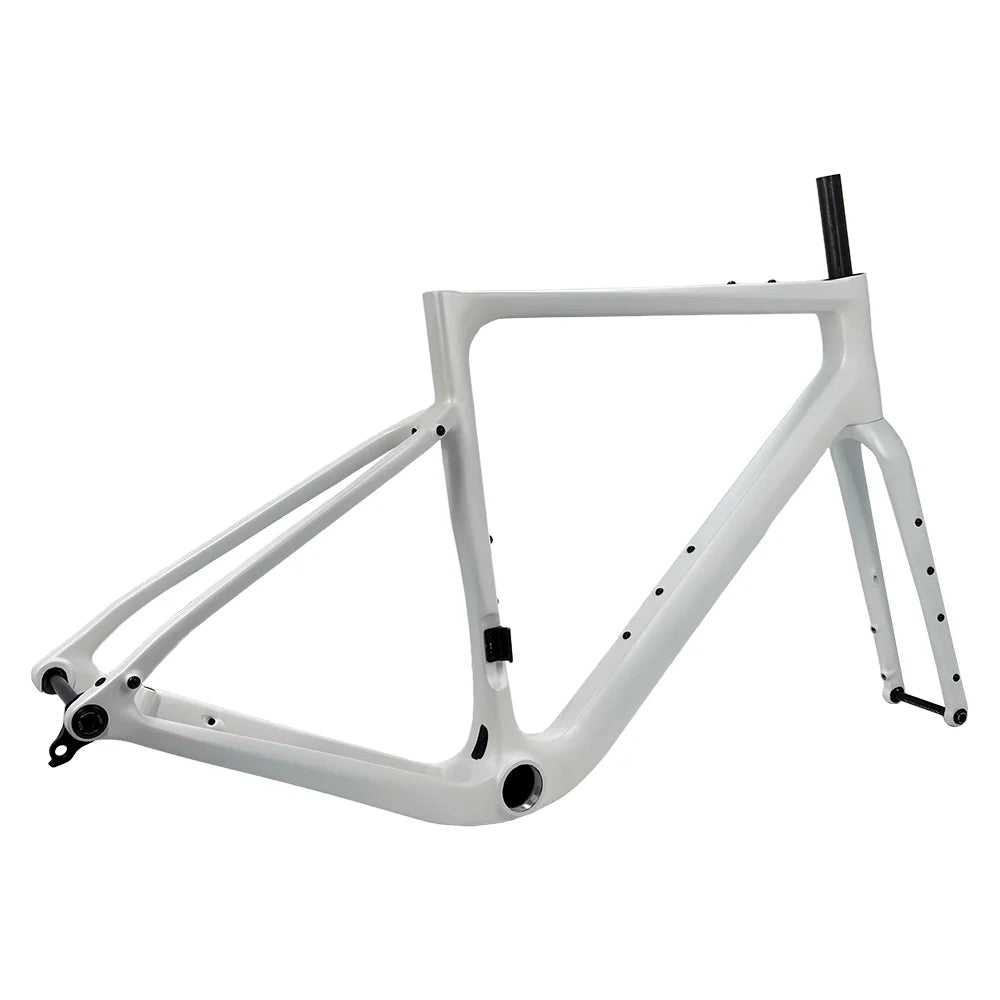 Carbon Gravel Frame G40 160/180 Flat Mount Disc Brake 700C*50C Threaded T47 Hidden Cable Gravel Bicycle Frameset Road Bike Frame