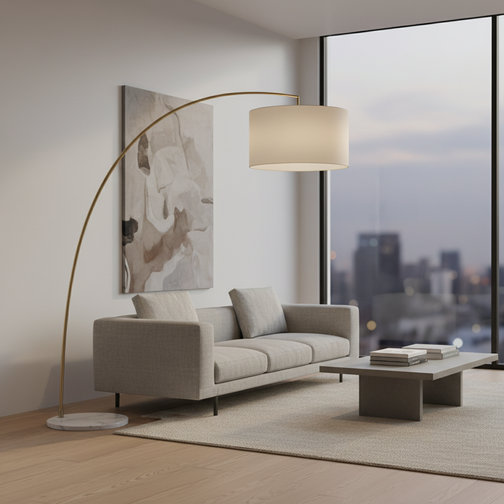 Arc floor lamp